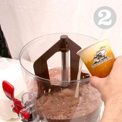 Add 24 Oz. of Milk into the Chocolate Shot's Hopper - Dispenser.